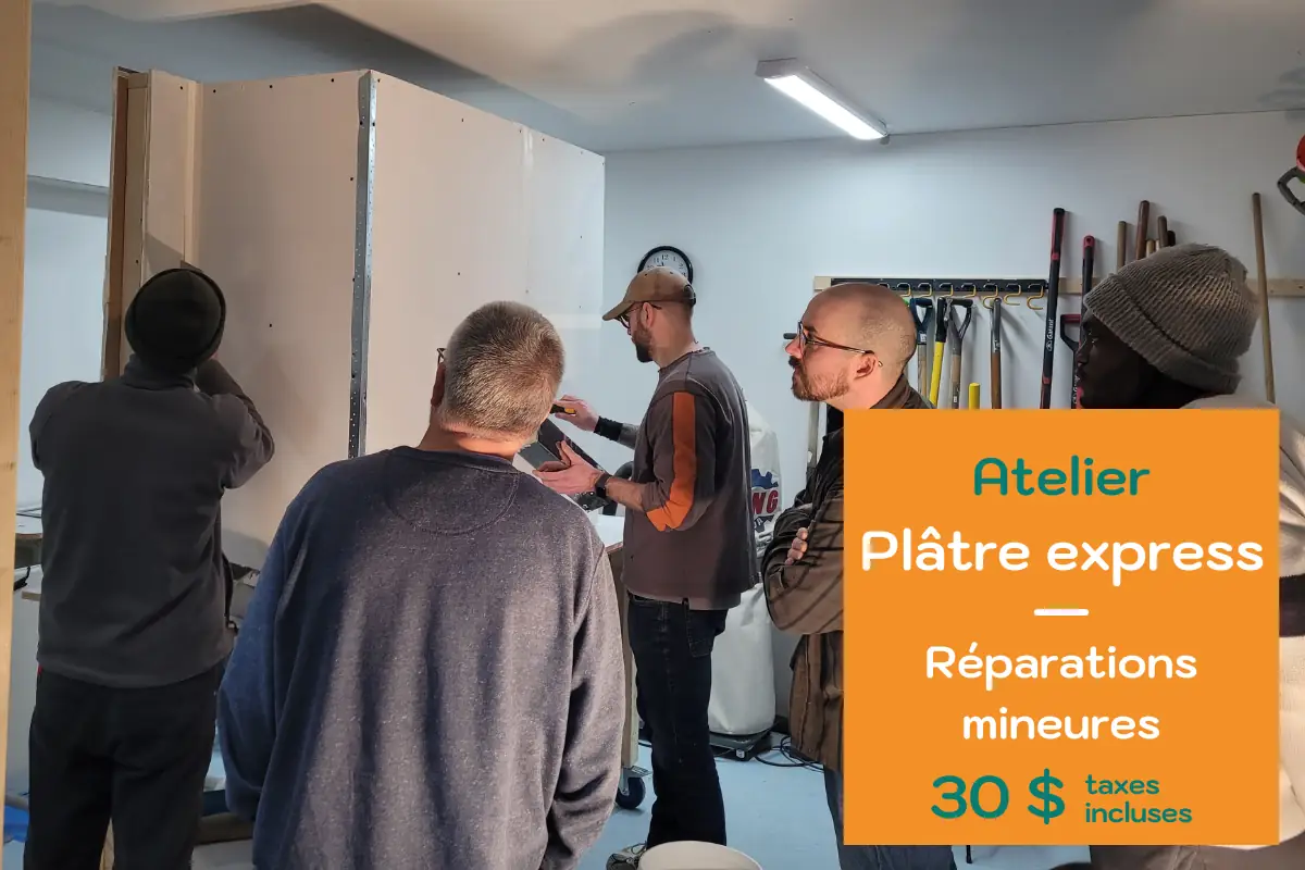 Plâtre express – réparations mineures